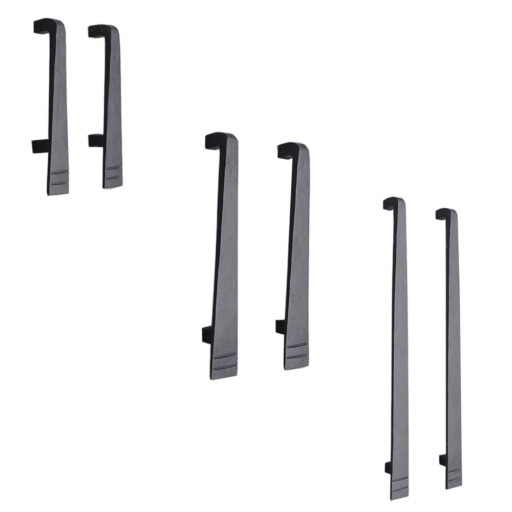 SpiraBrass Skeg Pull Door Handle - Matt Black