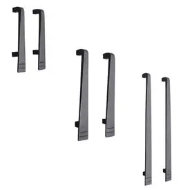 SpiraBrass Skeg Pull Door Handle - Matt Black