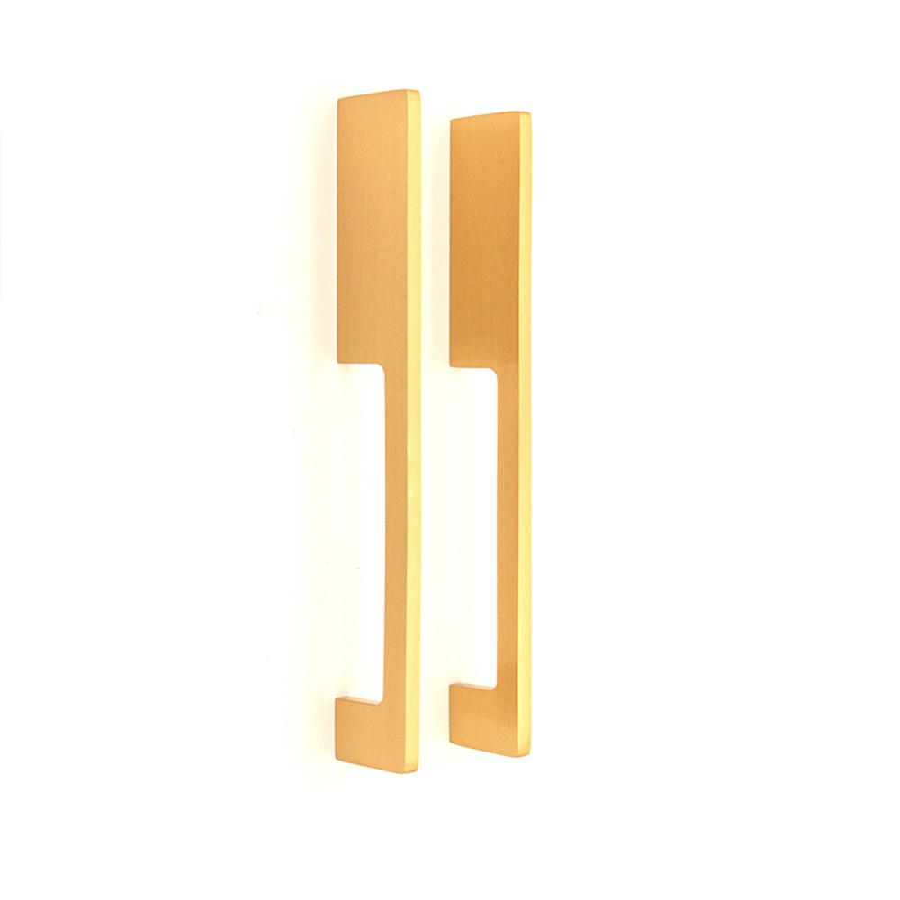 SpiraBrass Sleek Bar Cabinet Handle - Satin Brass