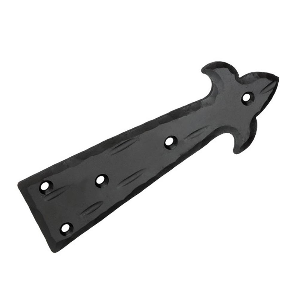 SpiraBrass Spike Deco Hinge - Matt Black