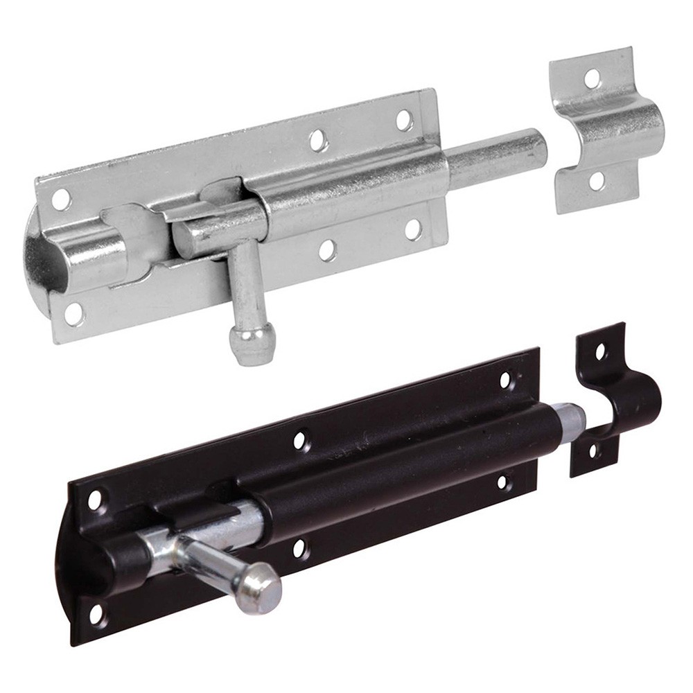 SpiraBrass Straight Iron Barrel Bolt