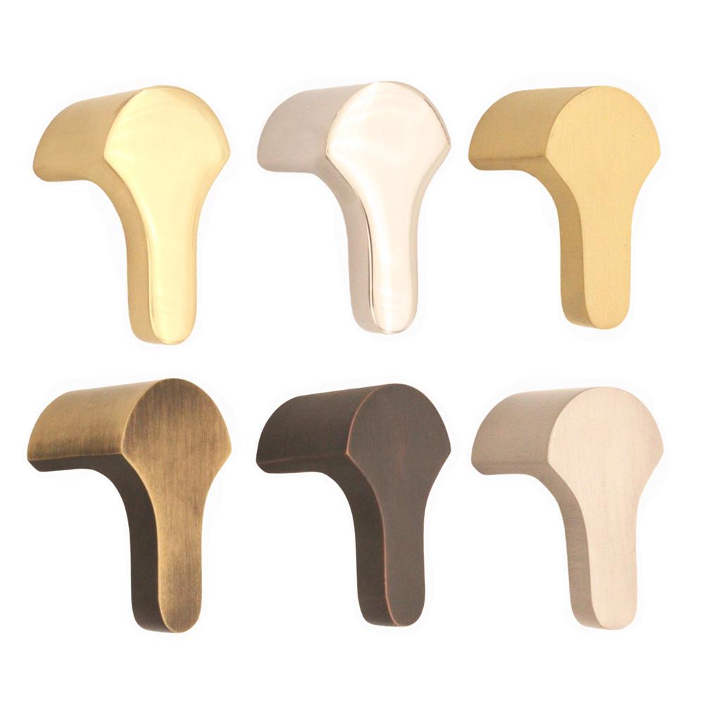 SpiraBrass Tulip Drop Drawer Pull