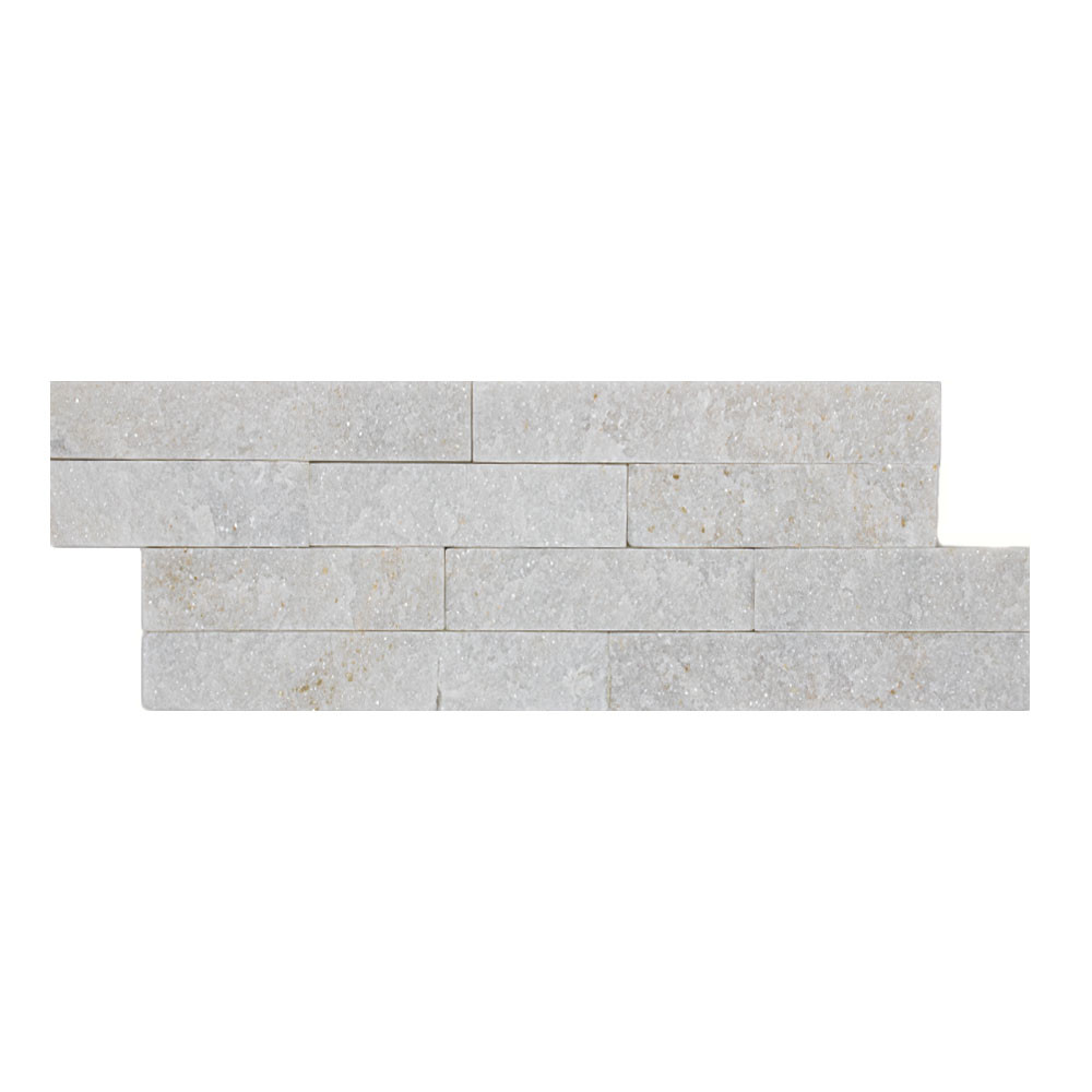 Split Face Carrara Marble Mosaic Matt Wall Tile 100mm x 360mm Tile