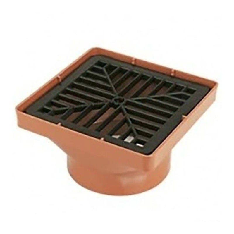 JTM Drainage Square Hopper & Grid - 110mm