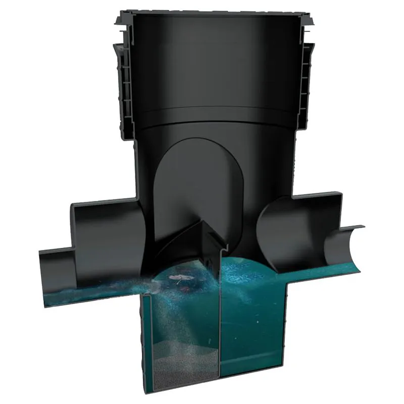 Silt Guard Silt Guard 500mm Silt Trap for 160mm Pipework with Filter Basket and ...