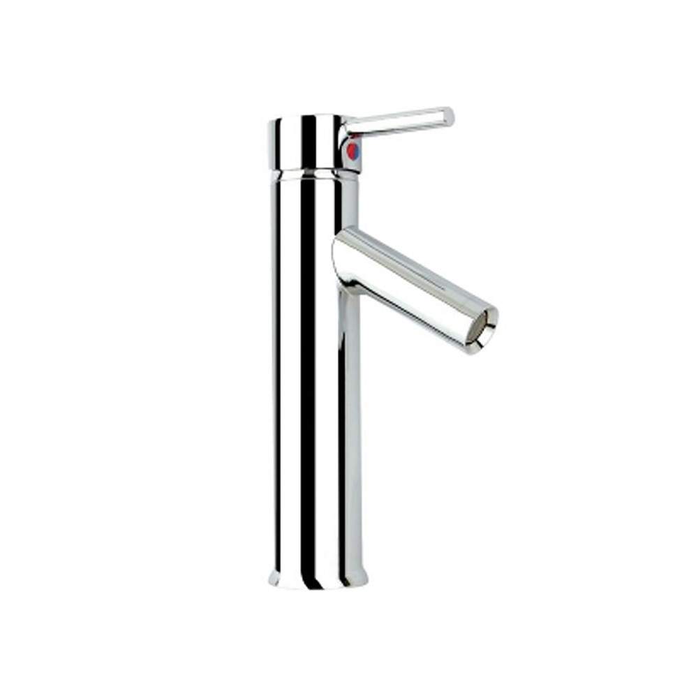 Clickbasin Silver Stainless Chrome Tall Single Lever Mixer Tap Brass