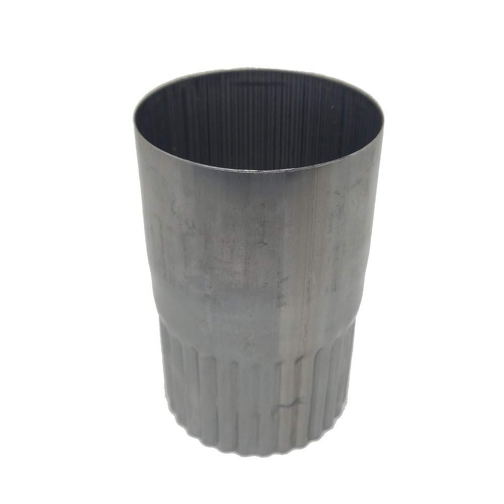Metal Gutta Silver Stainless Steel Round 80Mm Downpipe Connector