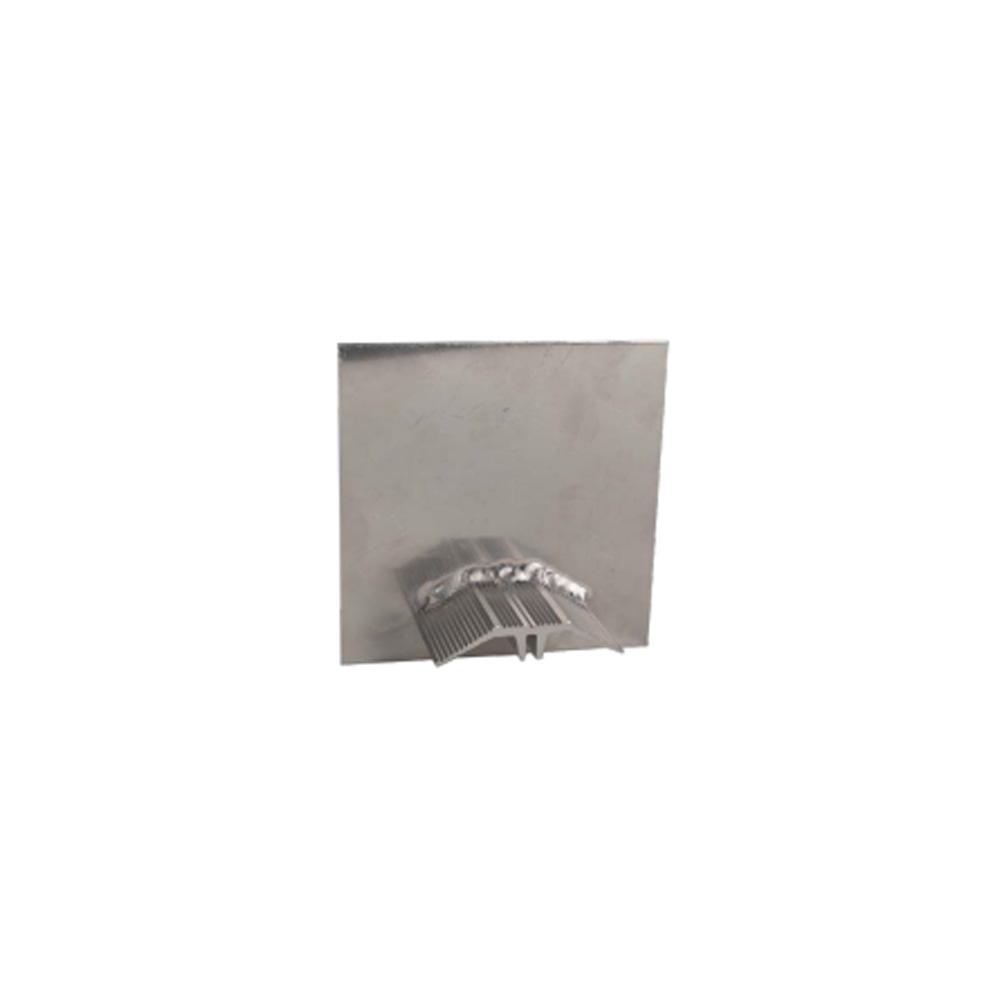 Storm Poly X 100mm Wall End Cap - Mill Finish