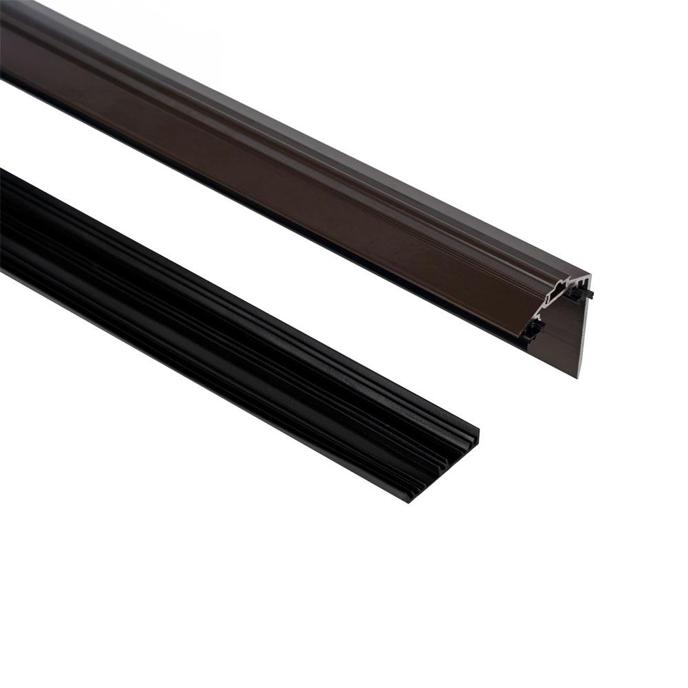Storm Poly X Capex 50 Gable End Finishing Profile Glazing Bar with Rag Rafter Gasket - 6m