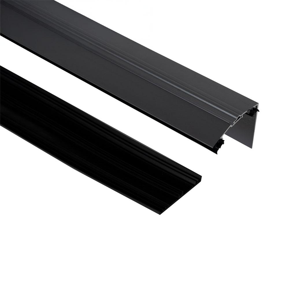 Storm Poly X Capex 70 Gable End Finishing Profile Glazing Bar with Rag Rafter Gasket - 3m