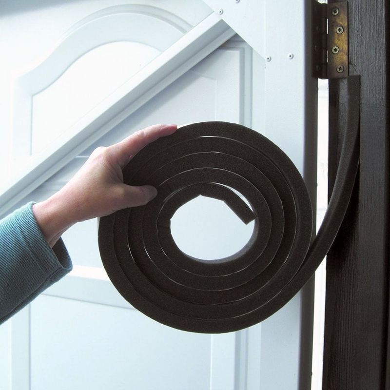 Stormguard Extra Thick Wide Rubber Foam Weather Strip Seal (Black