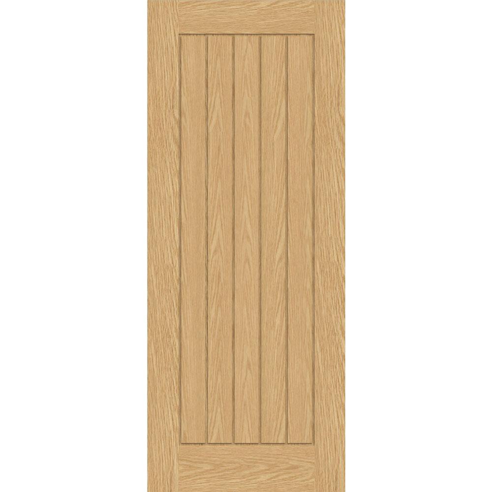 Suffolk Essential Cottage Unfinished Oak Internal Flush Door