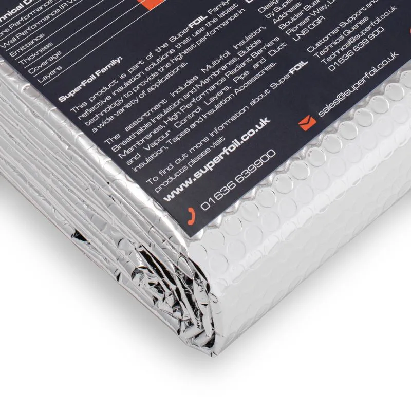 10m X 60cm Foil Insulation Roll 3mm Thickness 3 In 1 - United - Foto 4