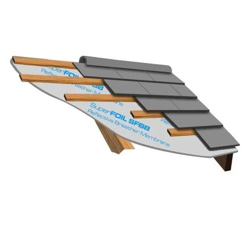 Cladding Felt Reflective Breather Membrane Felt Underlay SuperFOIL SFBB - 25m x 1.5m ...