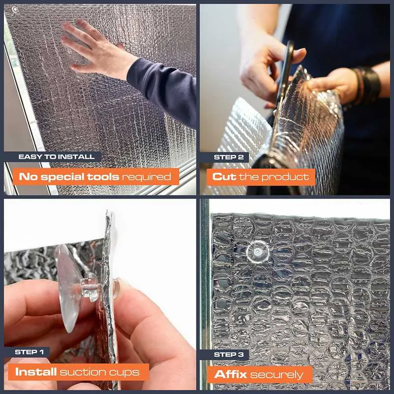 Sun Reflector Rool SuperFOIL Window Reflector Insulation Kit - 0.6 x 5m Roll | Insulation ...