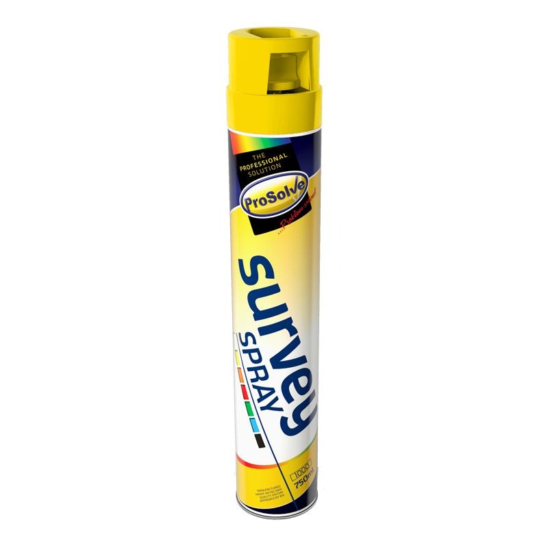 Survey Linermarker Spray Paint 750ml - Yellow