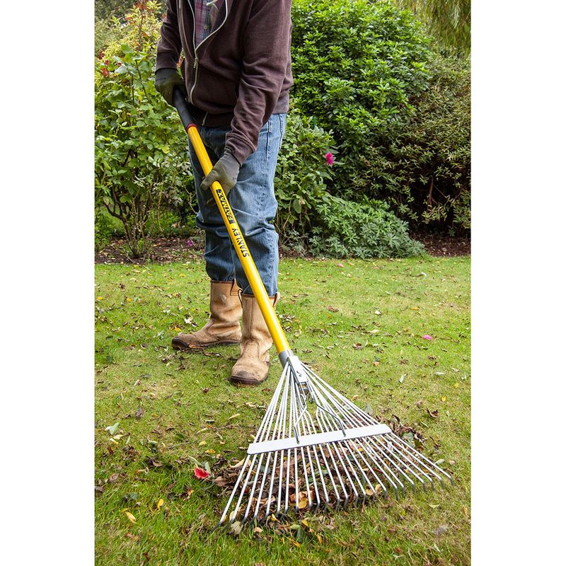 STANLEY FATMAX Fibreglass Long Handled Leaf Rake Drainage Superstore®