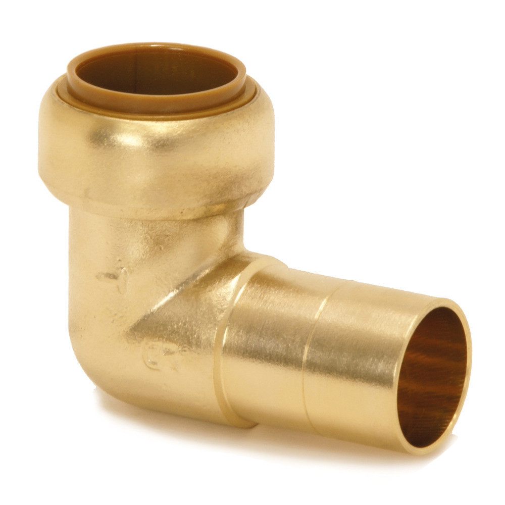 Pegler Yorkshire T12S Tectite Classic Brass Street Elbow