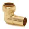 Pegler Yorkshire T12S Tectite Classic Brass Street Elbow - 15mm