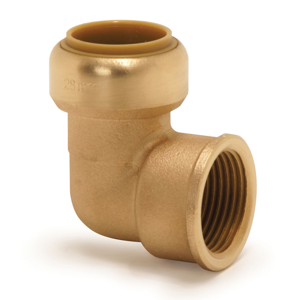 Pegler Yorkshire T14 Tectite Classic Brass Female Elbow 15mm x 1/2