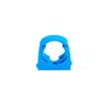 Talon Blue Pack of 20 Single Hinged MDPE Pipe Clip - 27mm