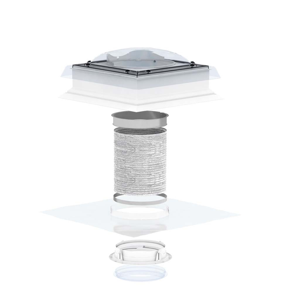 VELUX TCF 0K14 1010 Flat Roof Sun Tunnel Flexible Pipe - 14'' Diameter