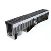 Technodrain HDPE Channel Drain with D400 Ductile Iron Gratting - 150mm x 18mm x 1m