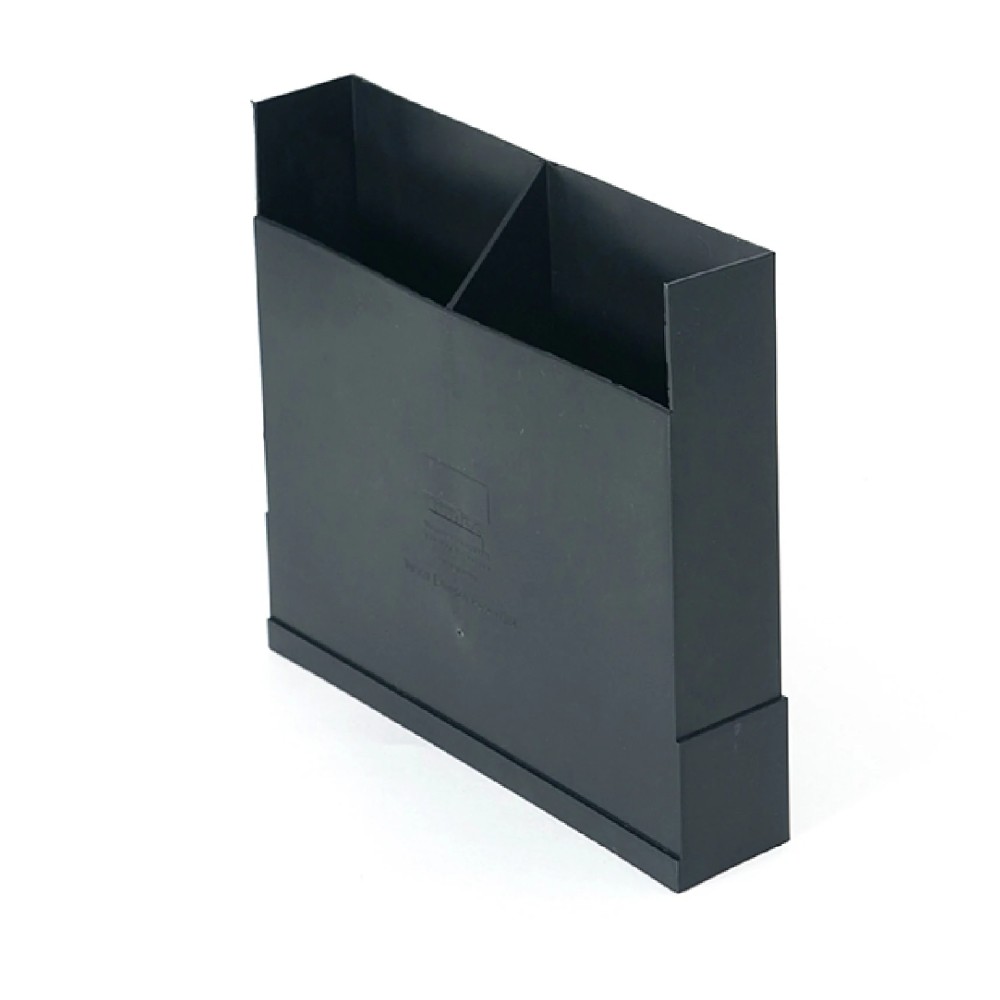 Telescopic Underfloor Vent Vertical Extension Piece Black