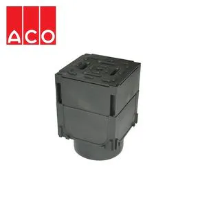 ACO Brickslot Hexdrain Access and Corner Unit with Outlet