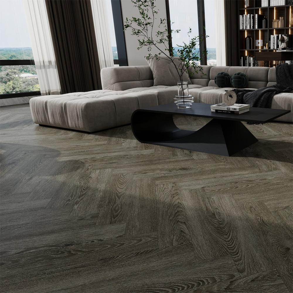 Timba Aquacore Pro-Flex Herringbone Vinyl Nimbus Oak Flooring - 122mm x 610mm