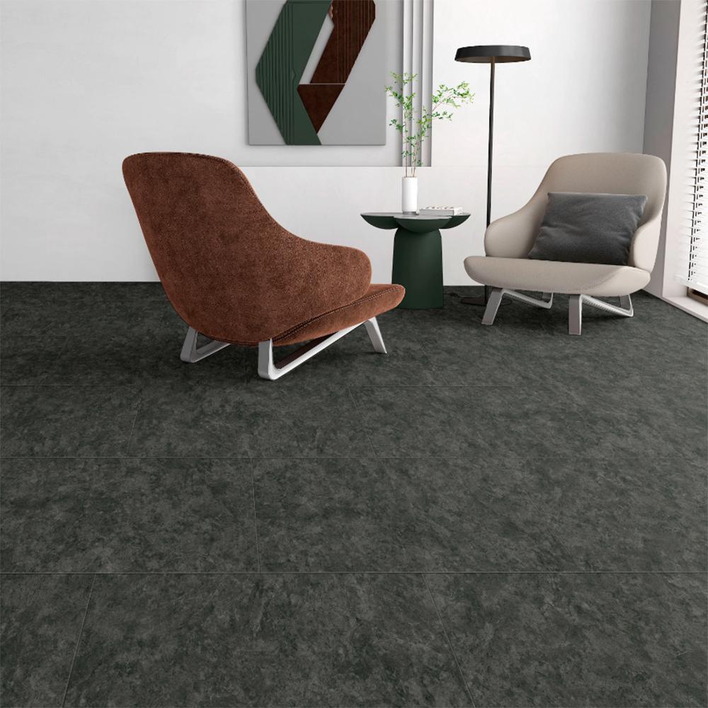 Timba Aquacore Pro-Flex Tile Vinyl Graphite Stone Flooring - 457mm x 914mm