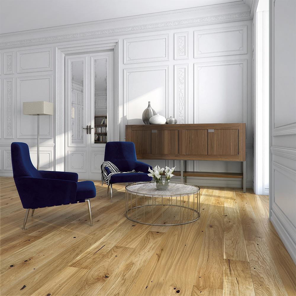 Timba Design Engineered Natural Oak Flooring - 180mm x 1800mm