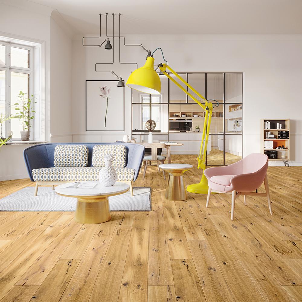 Timba Design Engineered Oiled Natural Oak Flooring - 130mm x 1092mm