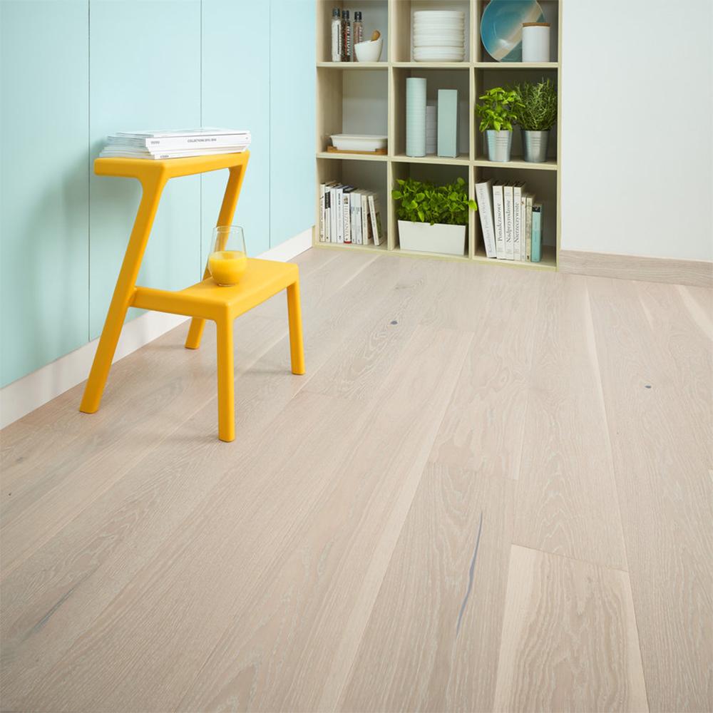 Timba Design Engineered Whitened Oak Flooring - 180mm x 2200mm