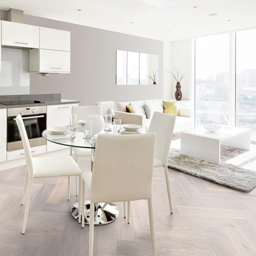 Timba Maxiply Pro-Trade Herringbone Engineered Aspen Oak Flooring - 150mm x 600mm