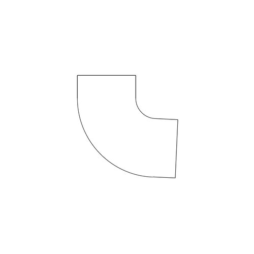 Timesaver Cast Iron 150mm Soil Pipe Short Radius Bend