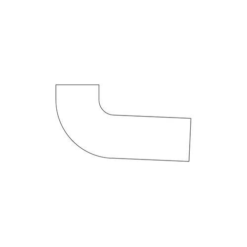 Timesaver Cast Iron Soil Pipe 87.5 Degree Long Tail Bend