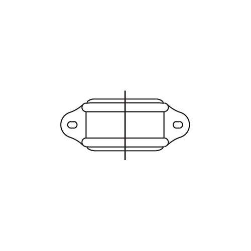 Pam Building Products Black Pam Building Cast Iron Soil Heritage Pipe Coupling With Ears - 50Mm