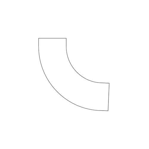 Timesaver Cast Iron 100mm Soil Pipe Long Radius Bend