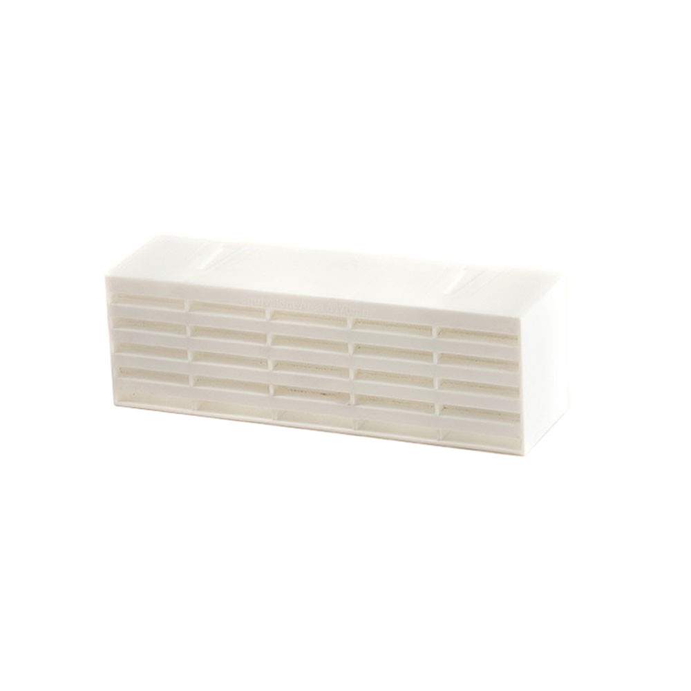 Timloc White Plastic Airbrick - Box Of 20 Polypropylene