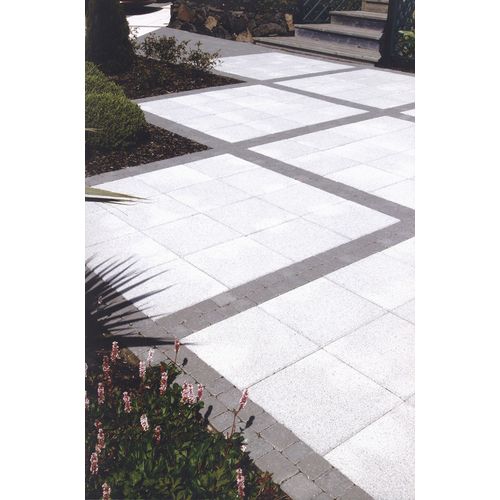 Mayfair Step Flags Tobermore Mayfair Flag Concrete Paving Slabs Silver 400mm x 400mm x ...