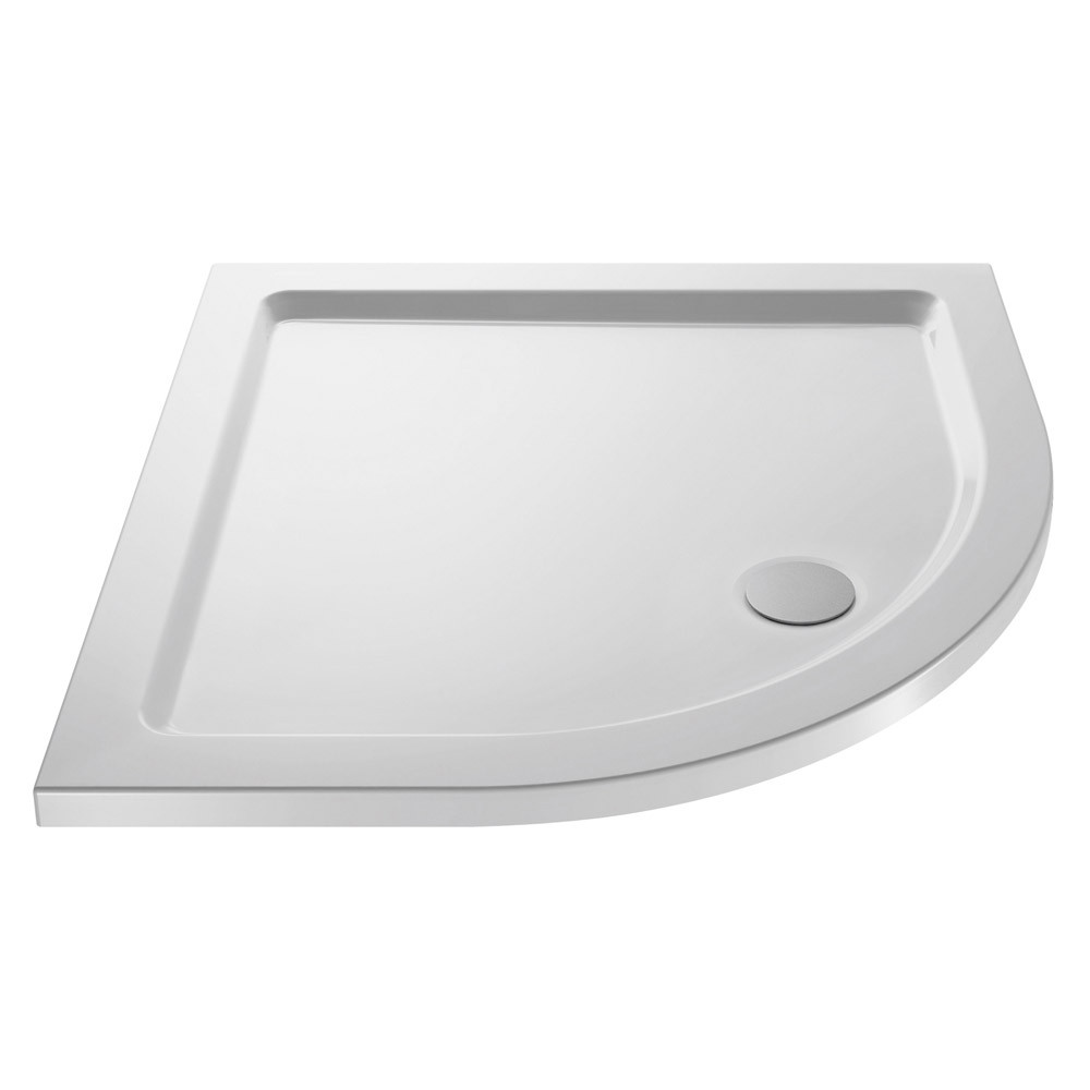 Nuie Pearlstone White Quadrant Shower Tray