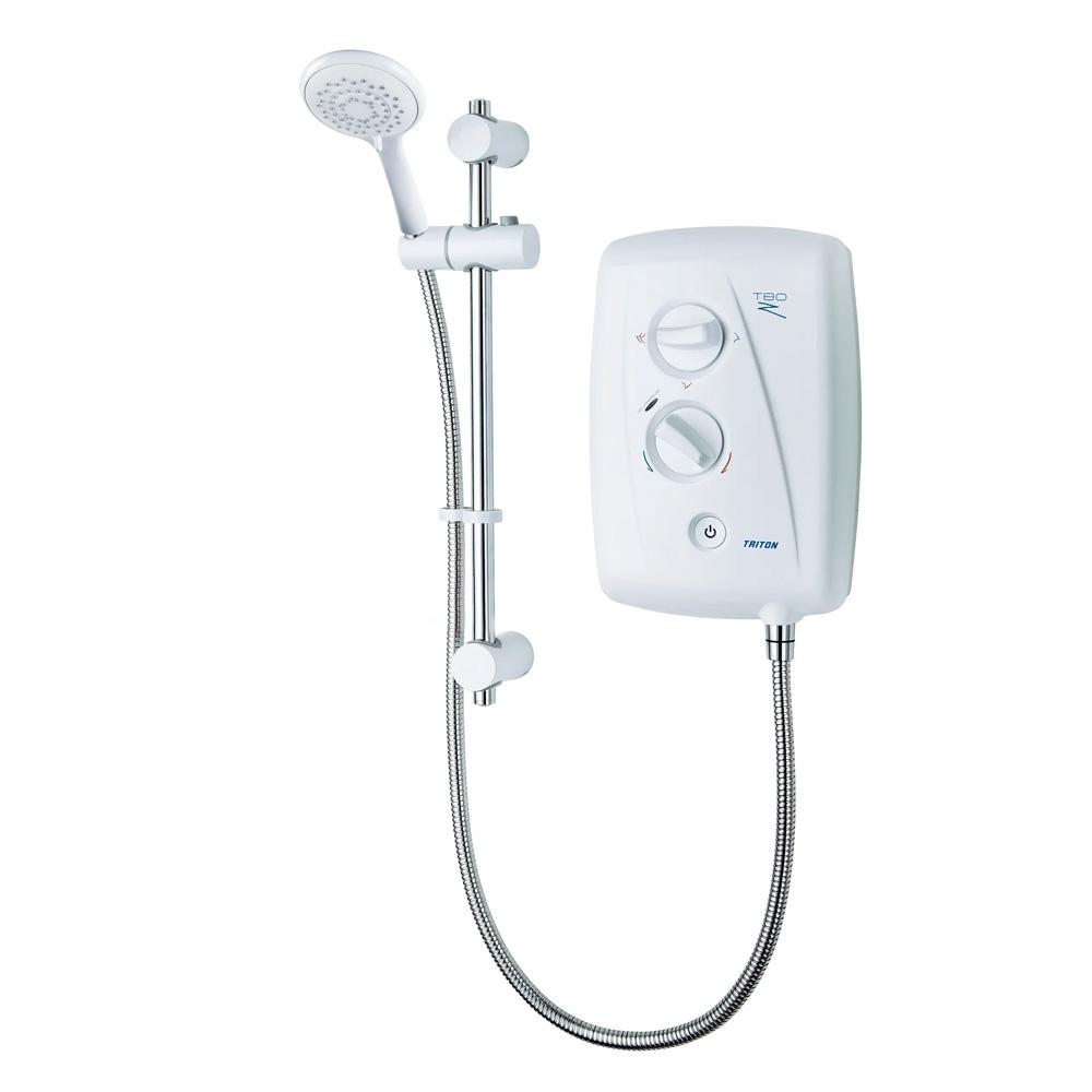 Triton T80Z Fast-Fit White/Chrome Electric Shower