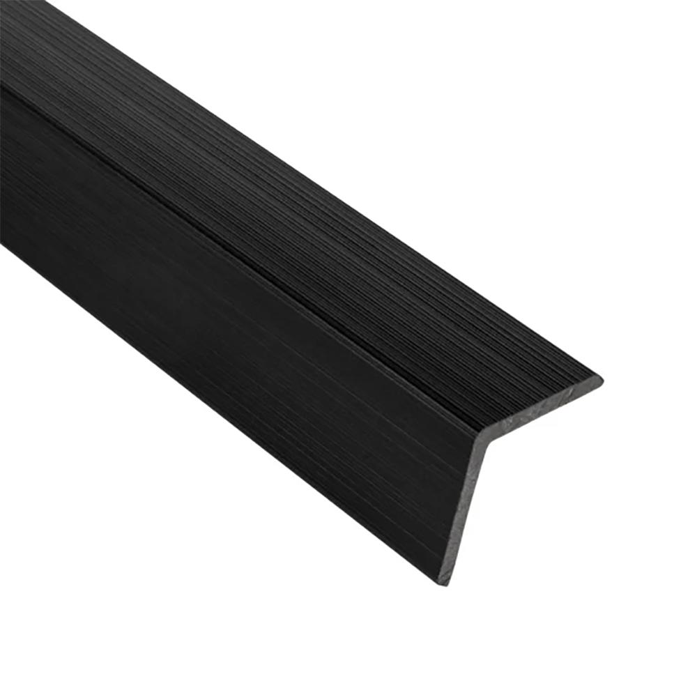 Triton WPC Shiplap Wall Cladding Angle Trim 3.6m Length - Charcoal