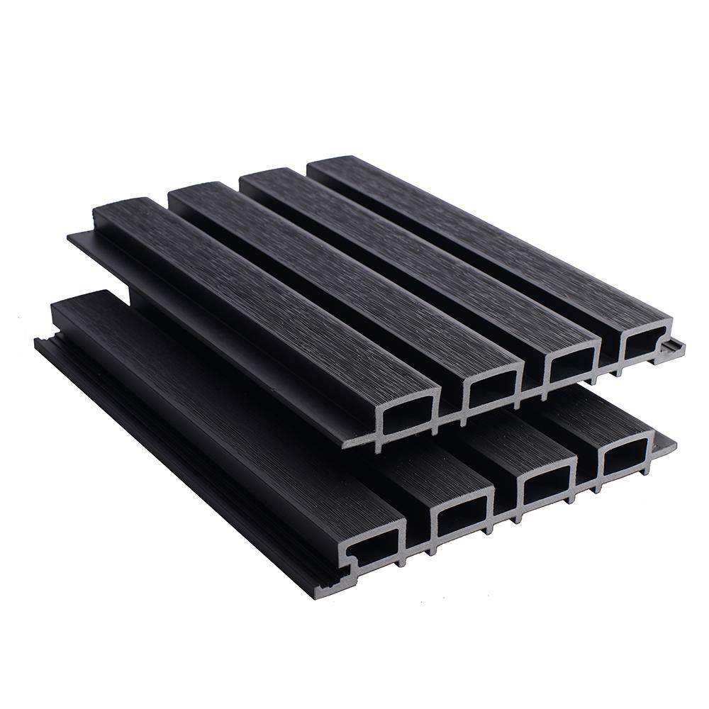 Triton WPC Slatted Wall Cladding - Charcoal