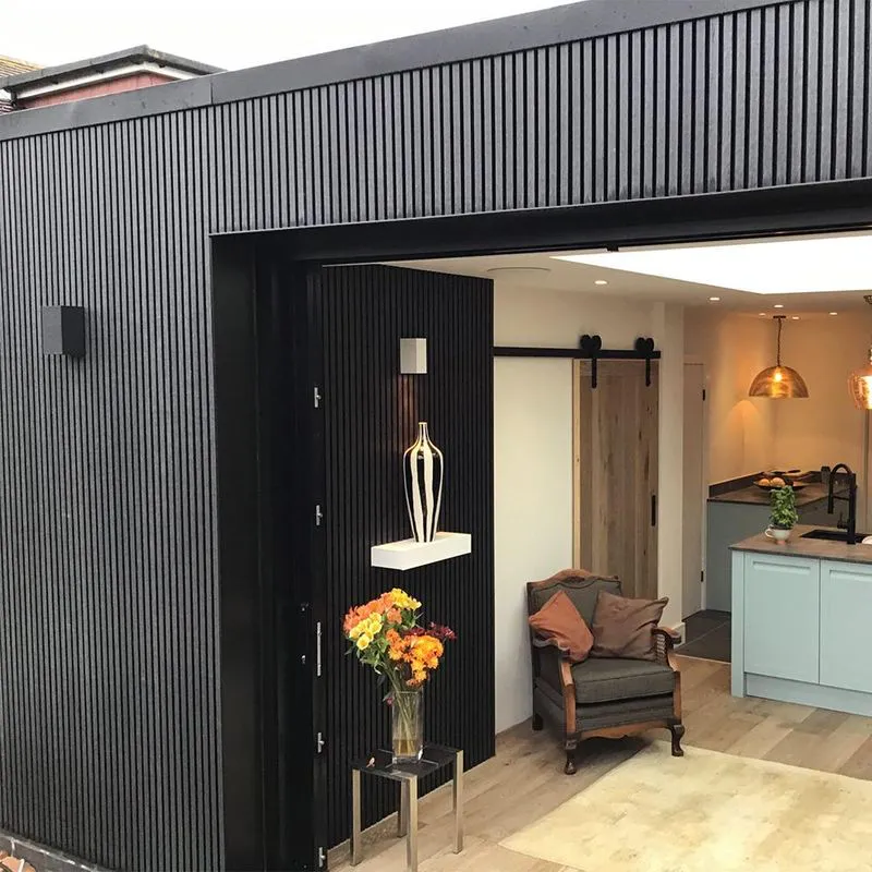 Cladding For Store Triton WPC Slatted Wall Cladding - Charcoal | Roofing Superstore®