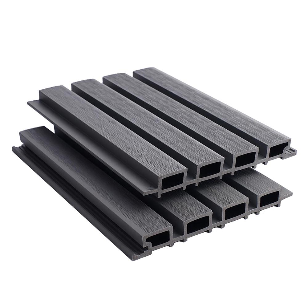 Triton WPC Slatted Wall Cladding - Grey