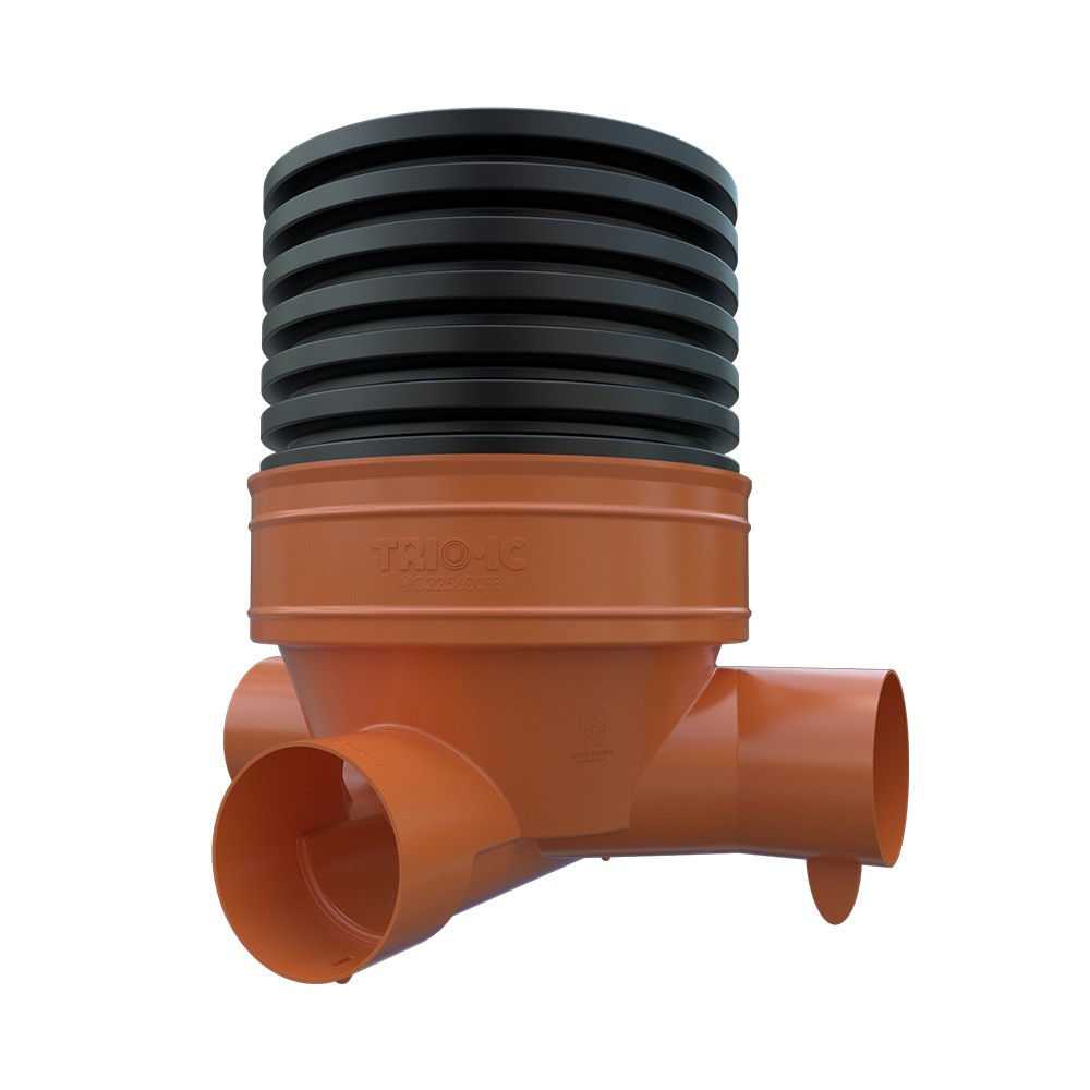 Turtle Accesso TRIO 600mm Inspection Chamber with 225mm Connections