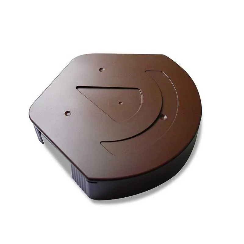 Universal Half Ridge Ubbink Universal Dry Verge Half Round Ridge End Cap - Brown | Roofing ...