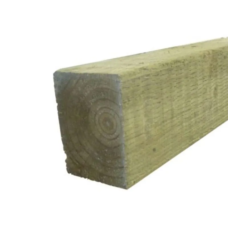 UC4 Green Treated Incised Timber Fence Post - 2400mm x 75mm x 75mm ...